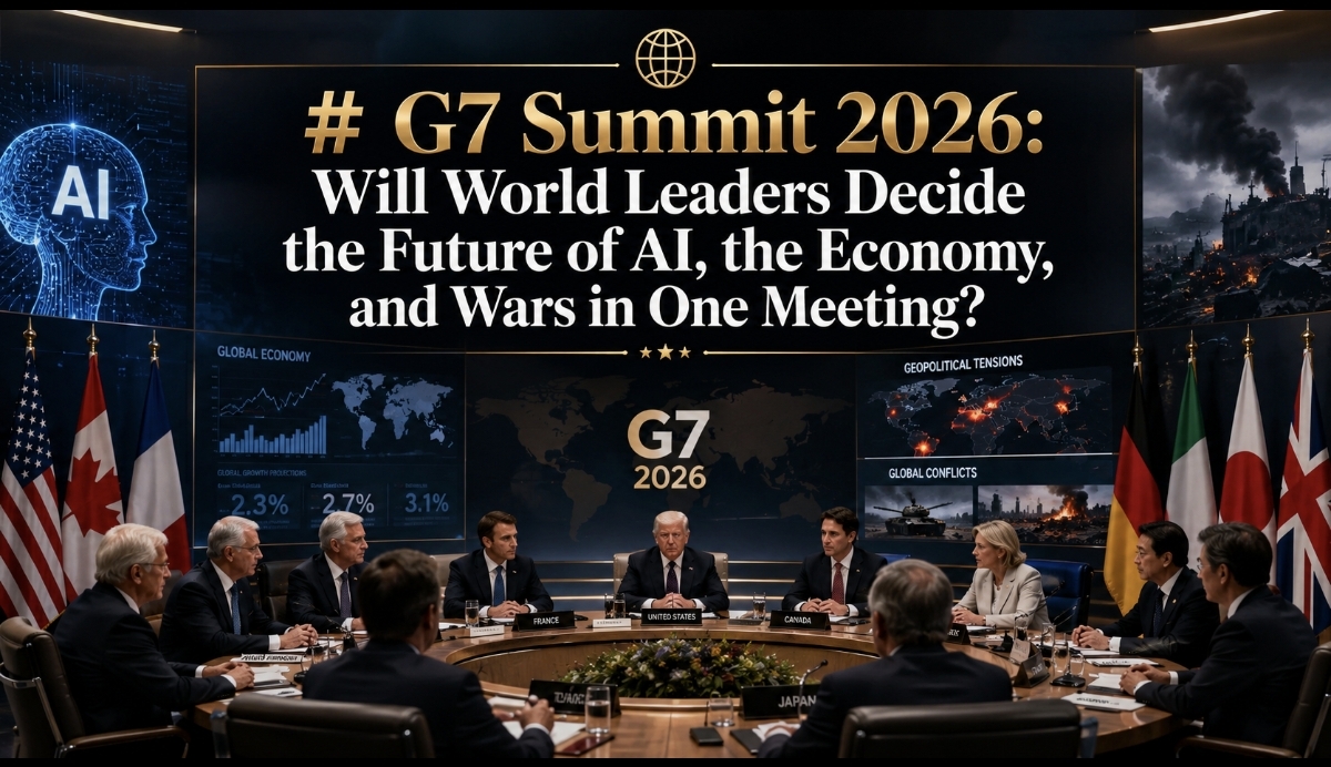 G7 Summit 2026: Will World Leaders Decide the Future of AI, the Economy, and Wars in One Meeting?